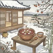 절기 카드 — 대한
